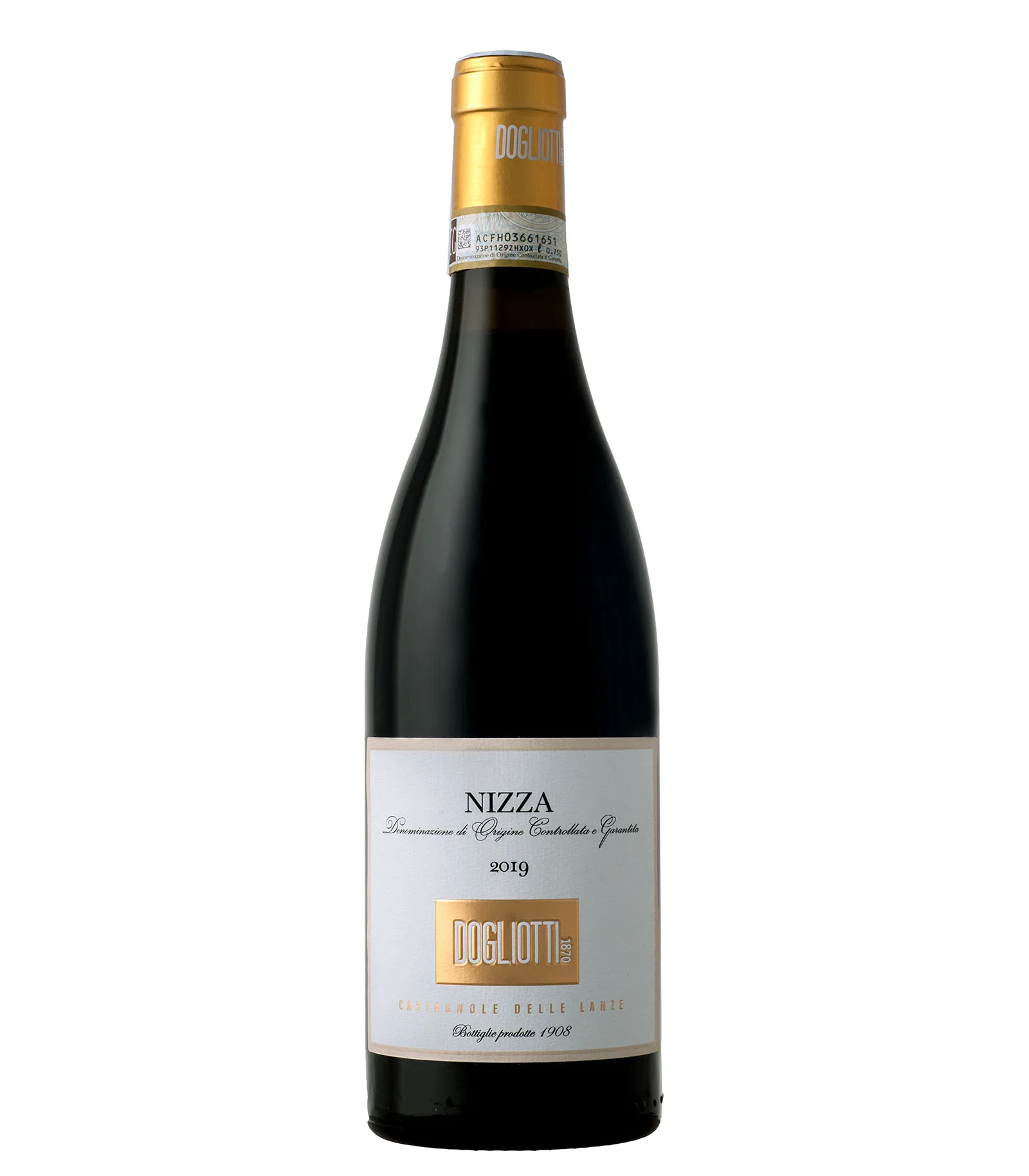 Bottiglia di Nizza DOCG Dogliotti1870