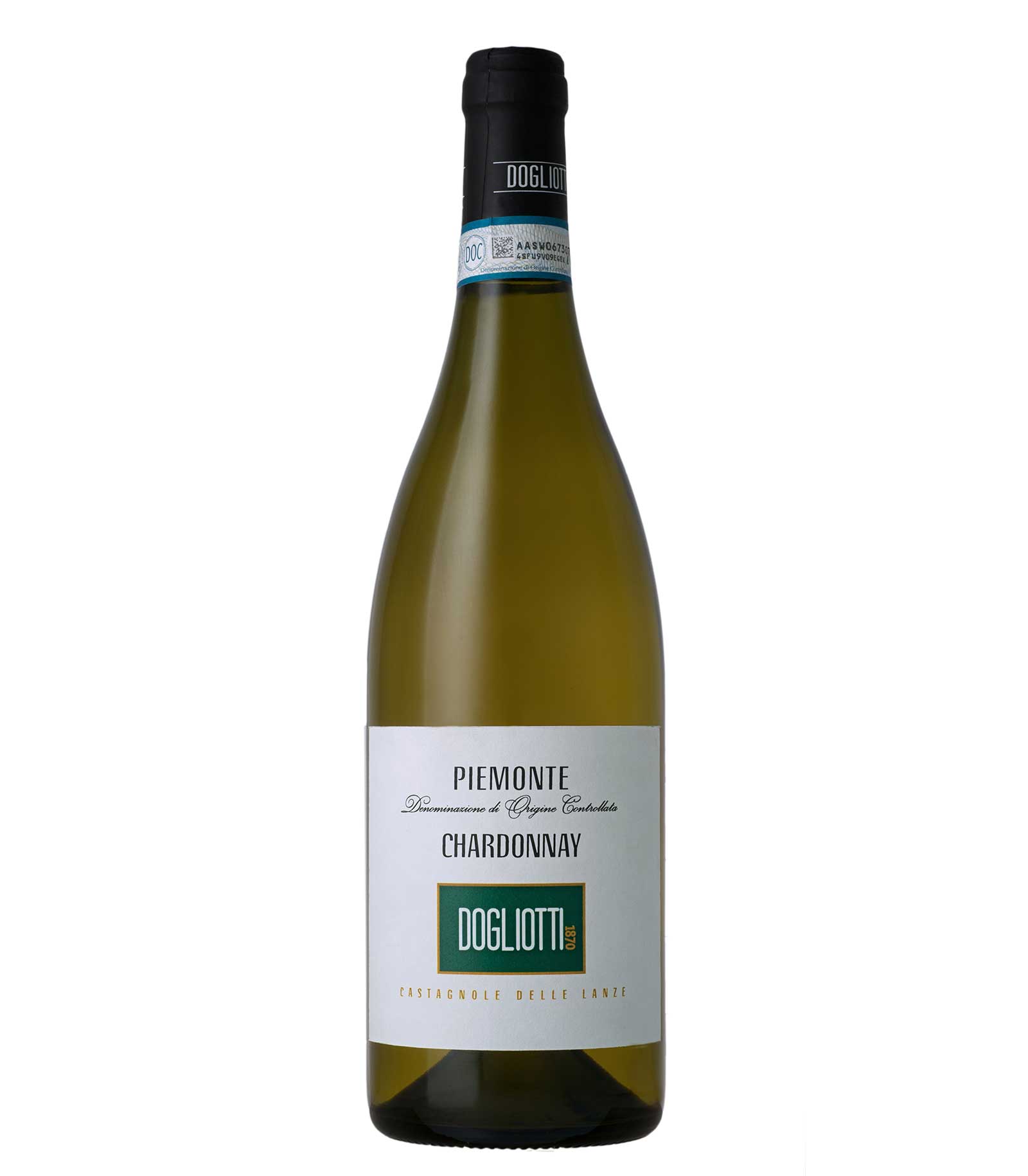 Bottiglia di Piemonte DOC Chardonnay Dogliotti1870