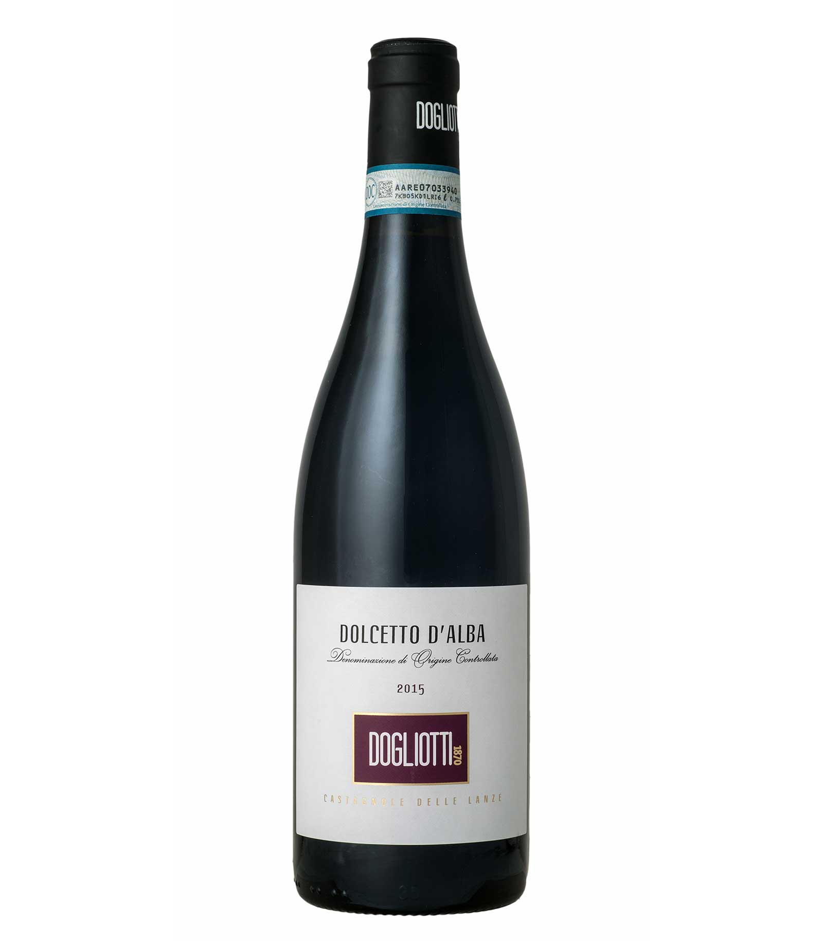 Bottiglia di Dolcetto d'Alba DOC Dogliotti1870